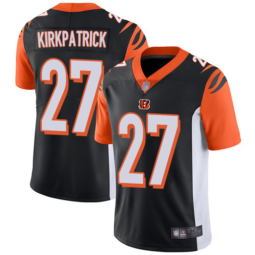 Cincinnati Bengals Limited Black Men Dre Kirkpatrick Home Jersey NFL Footballl #27 Vapor Untouchable